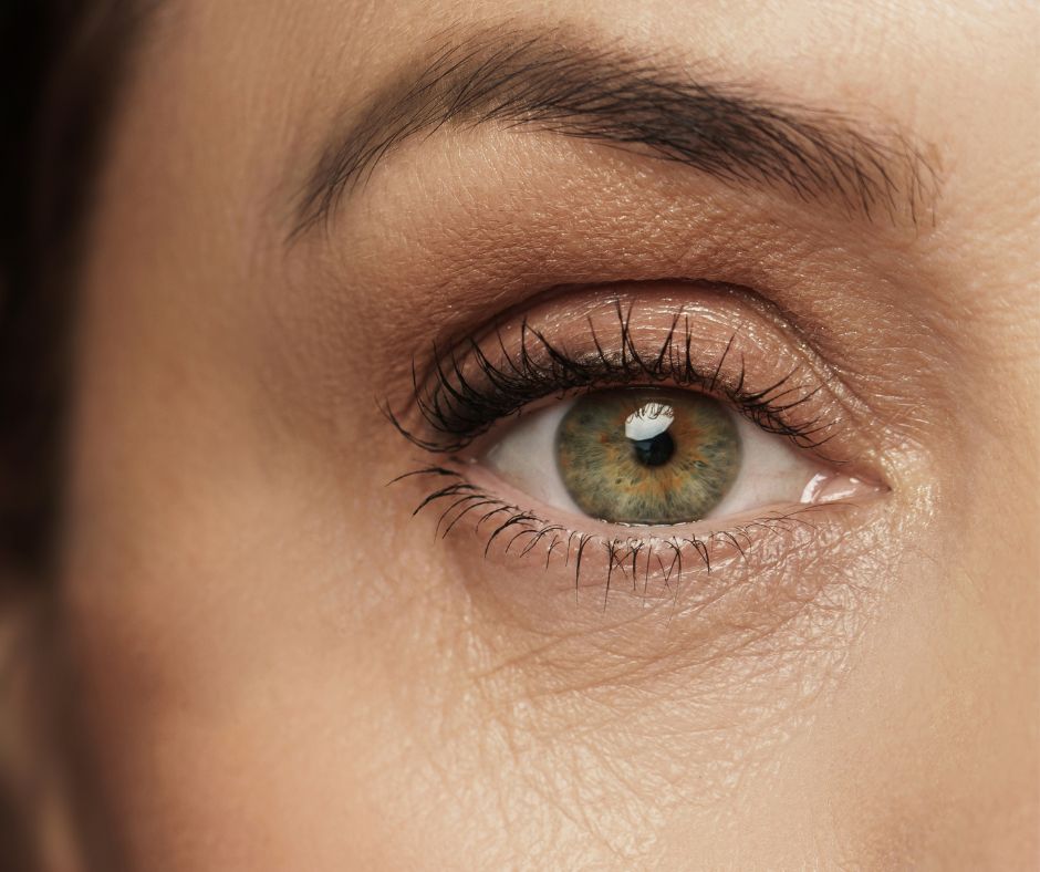 Fältchen um die Augen
