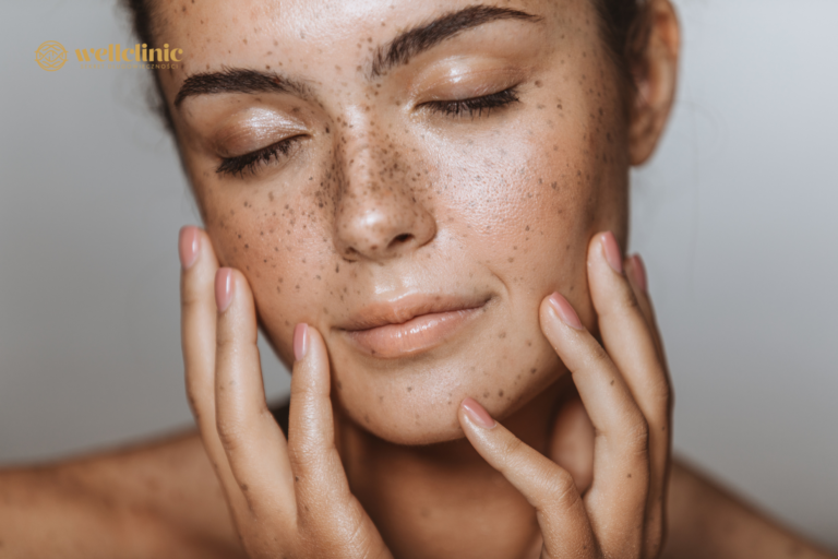 After-sun discolouration
