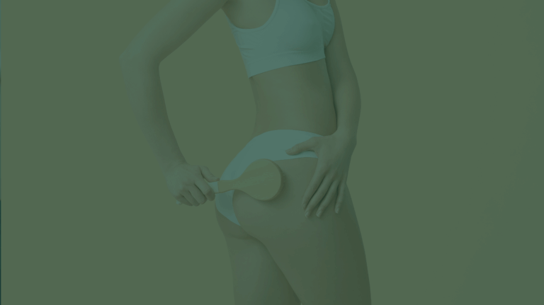 schlanke Menschen und Cellulite