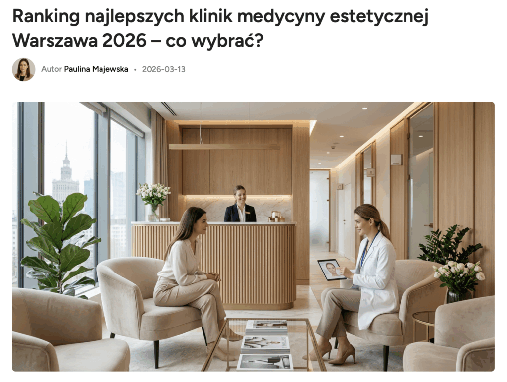 Рейтинг клиник эстетической медицины в Варшаве 2026